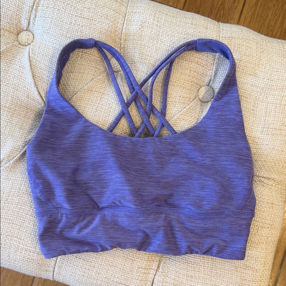 Victoria's Secret Purple Strappy Crisscross Sports Bra - Picture 1 of 4